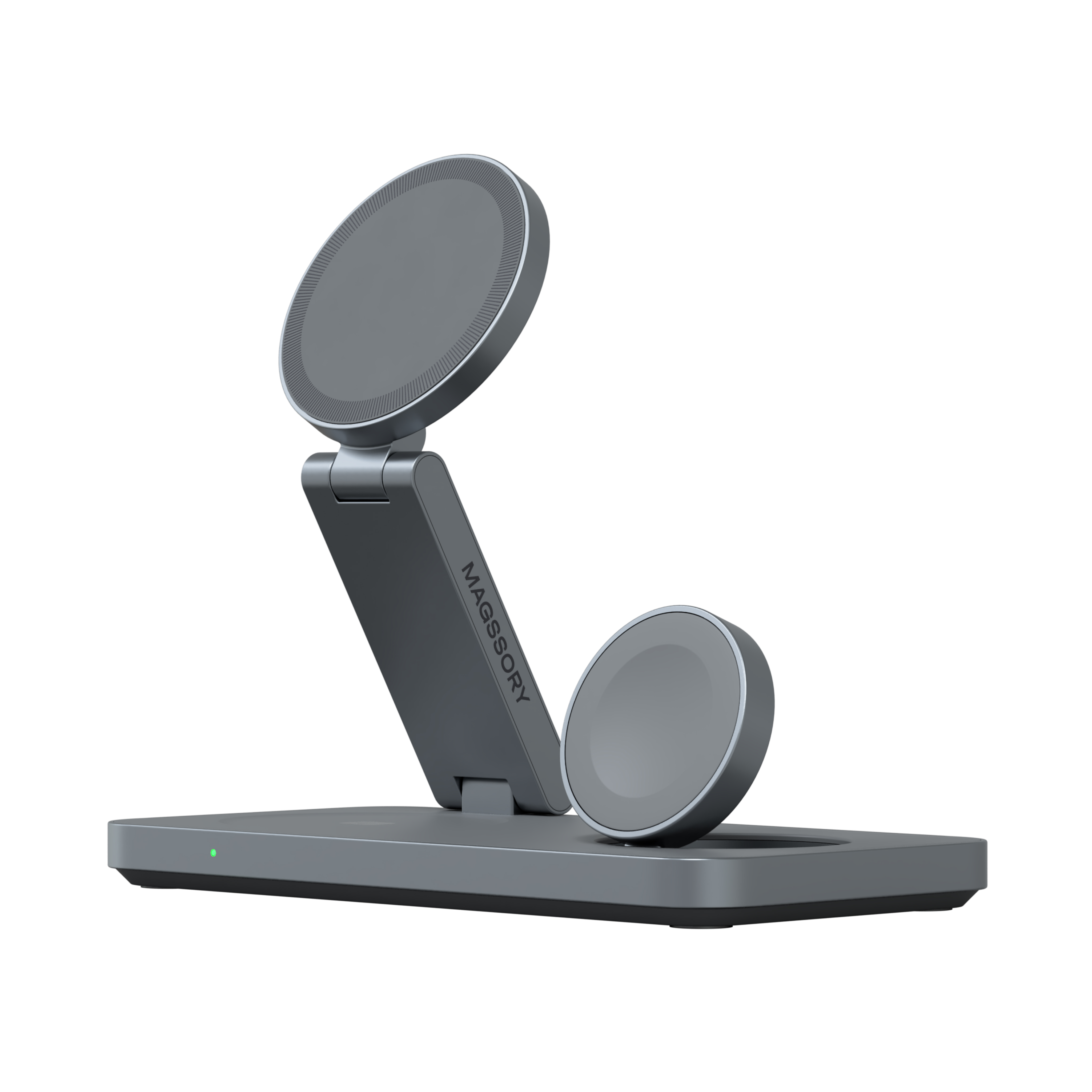 Зарядная станция 3 в 1 Magssory Yoga для Apple Qi2 Midnight, Полночь — WCH016 m 1